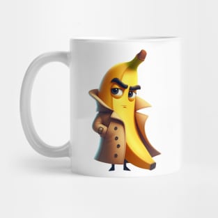 Banana Wearing Trench Coat Mug